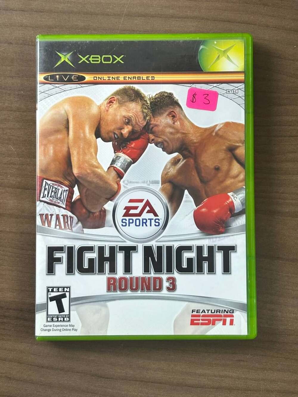 Fight Night Round 3 Microsoft Xbox Original 2006 CIB w/ Manual EA Sports